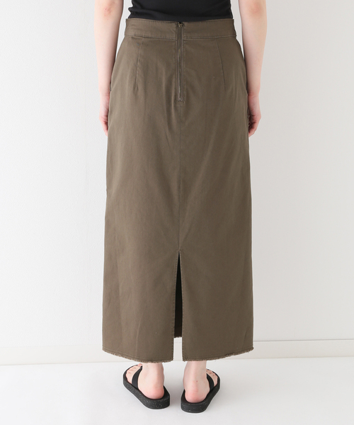 B.C STOCK（ベーセーストック）の「コットンストレッチ タイトスカート（スカート・レディース・ホワイト/ブラック/カーキ・SMALL/MEDIUM）」の12枚目の写真