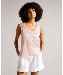 Ted Baker | LAVANNA メタリックディテール スリーブレス トップス(Tシャツ/カットソー)