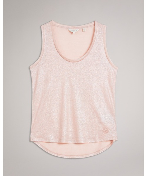 Ted Baker（テッドベーカー）の「LAVANNA メタリックディテール　スリーブレス トップス（Tシャツ/カットソー・レディース・コーラル・2/1/0）」の8枚目の写真