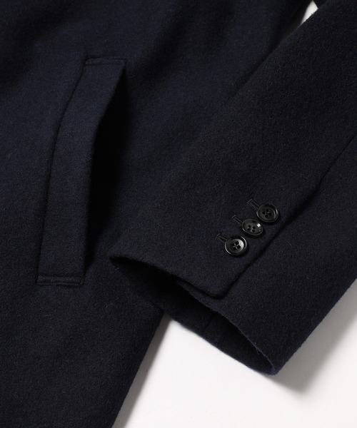 MR.OLIVE（ミスターオリーブ）の「ソフト ウールモッサ / チェスターコート（チェスターコート・メンズ・ブラック/ネイビー・SMALL/MEDIUM/LARGE）」の5枚目の写真