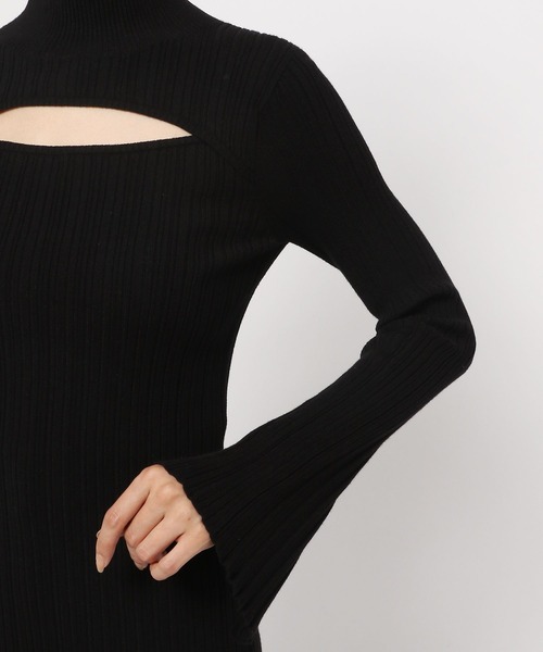 PAGEBOY(ページボーイ)の「WEB限定アイテム / フロントオープンプルオーバー(ニット/セーター・レディース・ブラック/オフホワイト/オレンジ/ブルー/グリーン/ピンク系その他・FREE)」の14枚目の写真