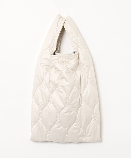 coen(コーエン)の「キルトマルシェバッグ(WEB限定カラー)(トートバッグ・レディース・ブラック/オフホワイト/ライトピンク/ケリー・FREE)」の14枚目の写真