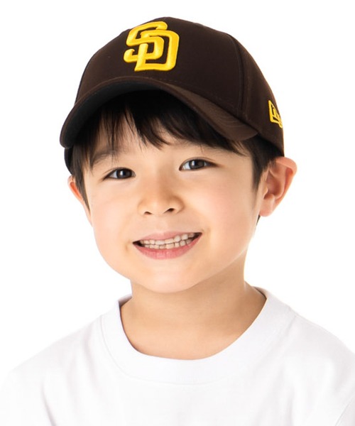 NEW ERA(ニューエラ)の「ニューエラキッズ キャップ MLB ONSPOTZ別注(キャップ・キッズ・ブラック/ダークグリーン/ネイビー/ブルー/ブラック系その他/ブルー系その他/ブラック系その他2/ブラウン/ベージュ/ブラック系その他3/ライトブルー/チャコール/ベージュ系その他2/オレンジ系/ライトピンク/ライトグレー・52-56cm)」の7枚目の写真