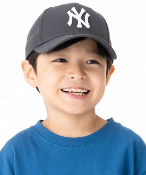 NEW ERA(ニューエラ)の「ニューエラキッズ キャップ MLB ONSPOTZ別注(キャップ・キッズ・ブラック/ダークグリーン/ネイビー/ブルー/ブラック系その他/ブルー系その他/ブラック系その他2/ブラウン/ベージュ/ブラック系その他3/ライトブルー/チャコール/ベージュ系その他2/オレンジ系/ライトピンク/ライトグレー・52-56cm)」の6枚目の写真