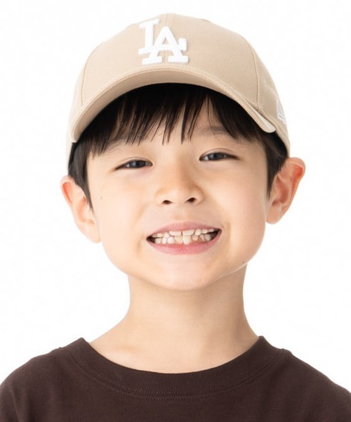 NEW ERA(ニューエラ)の「ニューエラキッズ キャップ MLB ONSPOTZ別注(キャップ・キッズ・ブラック/ダークグリーン/ネイビー/ブルー/ブラック系その他/ブルー系その他/ブラック系その他2/ブラウン/ベージュ/ブラック系その他3/ライトブルー/チャコール/ベージュ系その他2/オレンジ系/ライトピンク/ライトグレー・52-56cm)」の9枚目の写真