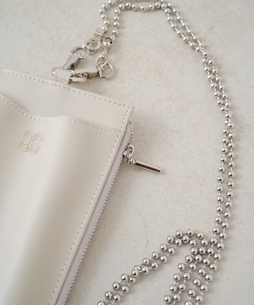 Kastane（カスタネ）の「【Kolors like you】スマホショルダー（スマホケース/カバー・レディース・アイボリー/グリーン/ブラック・FREE）」の10枚目の写真