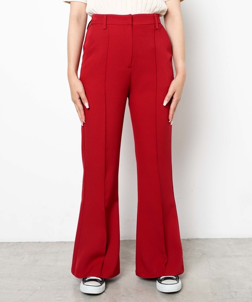 WEGO（ウィゴー）の「WEGO/ピンタックフレアパンツ（スラックス）」 - WEAR