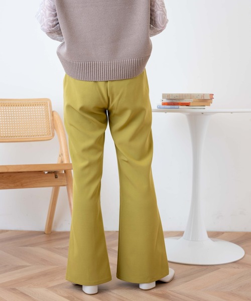 WEGO（ウィゴー）の「WEGO/ピンタックフレアパンツ（スラックス・レディース・ブラック/レッド/アイボリー/グリーン系その他・SMALL/MEDIUM）」の11枚目の写真