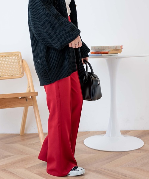 WEGO（ウィゴー）の「WEGO/ピンタックフレアパンツ（スラックス）」 - WEAR