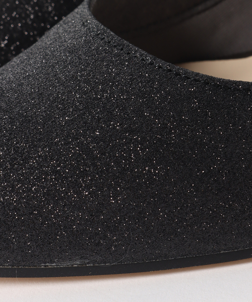 LE TALON（ルタロン）の「7cmグリッタープレーンパンプス（パンプス・レディース・ブラック×ブラック/ゴールド/シルバー・22.5cm/23cm/23.5cm/24cm/24.5cm/22cm/21.5/25cm/21/25.5cm）」の8枚目の写真