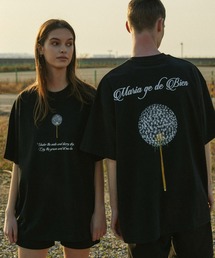 A'GEM/9 × .kom『MARIAGEDEBIEN/マリアゲデビエン』タンポポグラフィック半袖Tシャツ カットソー