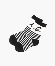 agnes b. | AB47 E CHAUSSETTE キッズ ストライプB. ソックス(ソックス/靴下)