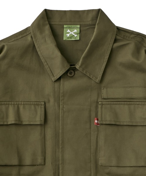 WHO'S WHO gallery(フーズフーギャラリー)の「【KOOKY'N/クーキー】BDUジャケット(ミリタリージャケット・メンズ・ブラック/カーキ/グリーン/サンドベージュ・FREE)」の6枚目の写真