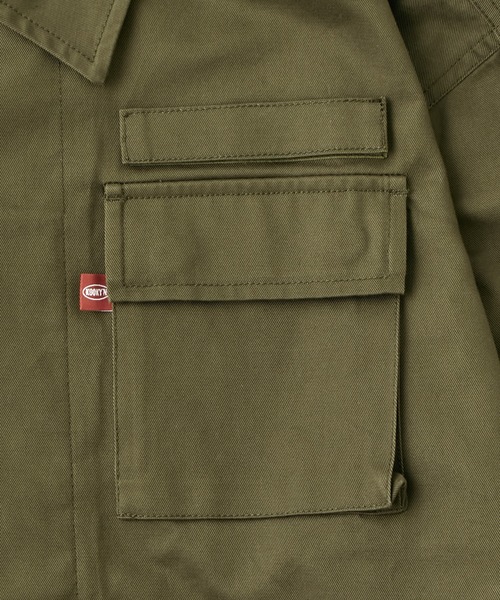 WHO'S WHO gallery(フーズフーギャラリー)の「【KOOKY'N/クーキー】BDUジャケット(ミリタリージャケット・メンズ・ブラック/カーキ/グリーン/サンドベージュ・FREE)」の8枚目の写真