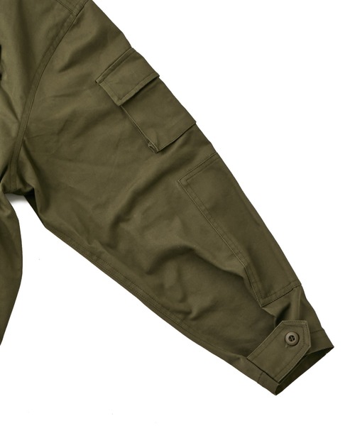 WHO'S WHO gallery(フーズフーギャラリー)の「【KOOKY'N/クーキー】BDUジャケット(ミリタリージャケット・メンズ・ブラック/カーキ/グリーン/サンドベージュ・FREE)」の12枚目の写真