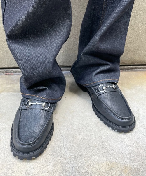 CIAOPANIC（チャオパニック）の「レザービットローファー（ローファー・メンズ・ブラック・26/27/28）」の3枚目の写真