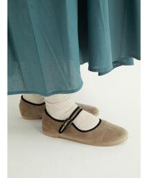 Samansa Mos2 | ベロアパイピングシューズ(ドレスシューズ)