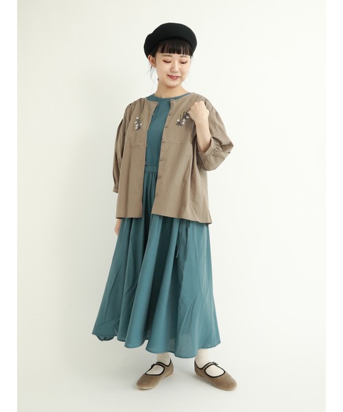 Samansa Mos2（サマンサ モスモス）の「ベロアパイピングシューズ（ドレスシューズ・レディース・ブラック/ベージュ・MEDIUM/LARGE）」の17枚目の写真