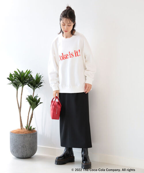 Ray BEAMS（レイビームス）の「Ray BEAMS / バックスリット ナロー スカート（スカート・レディース・レッド/ブラック/イエロー・1/0）」の5枚目の写真