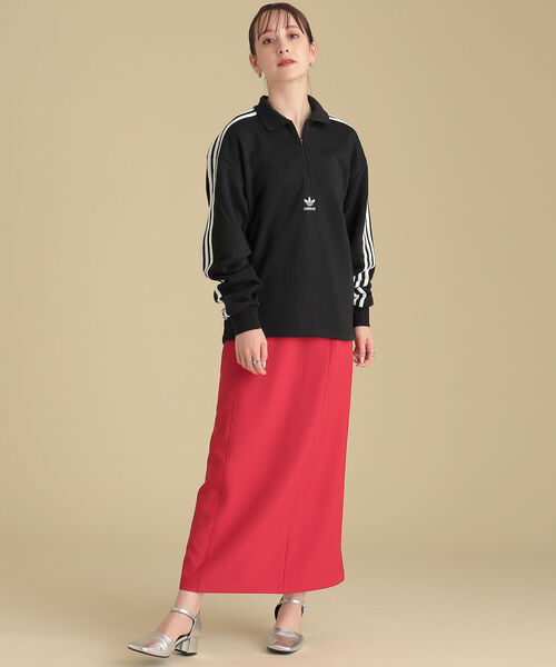 Ray BEAMS（レイビームス）の「Ray BEAMS / バックスリット ナロー スカート（スカート・レディース・レッド/ブラック/イエロー・1/0）」の14枚目の写真