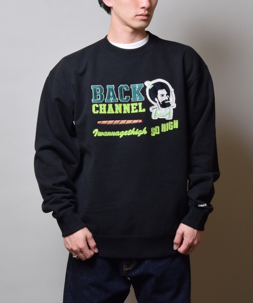 バックチャンネル　スウェット　XL 未使用 Back Channel（バックチャンネル）の「ZIG ZAG CREW SWEAT