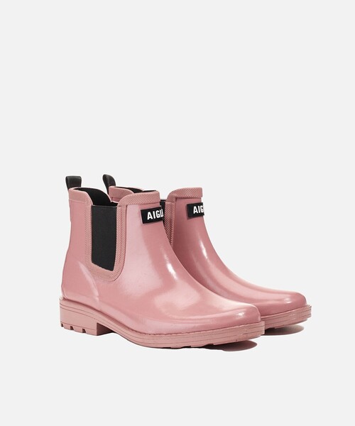 AIGLE（エーグル）の「CARVILLE2 全天候対応 防水 カーヴィル2 ラバー チェルシーブーツ（レインシューズ・レディース・ブラック/ブラウン/ピンク/ナチュラル/グレー/レッド/グリーン・38/39/35/36/37/40/41）」の10枚目の写真