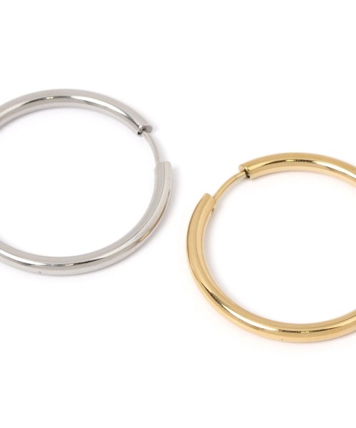 LOWRYS FARM(ローリーズファーム)の「ステンレス*フープピアス 167354(ピアス(両耳用)・レディース・シルバー/ゴールド/ゴールド系その他/シルバー系その他/ゴールド系その他2/ゴールド系その他3/ライトグレー・FREE)」の8枚目の写真