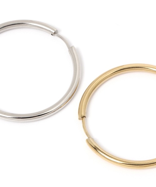 LOWRYS FARM(ローリーズファーム)の「ステンレス*フープピアス 167354(ピアス(両耳用)・レディース・シルバー/ゴールド/ゴールド系その他/シルバー系その他/ゴールド系その他2/ゴールド系その他3/ライトグレー・FREE)」の14枚目の写真