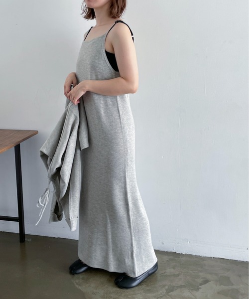 feepur(フェピュール)の「【ハンドウォッシャブル】2wayボレロ×キャミワンピースSET(ワンピース・レディース・ブラック/ブラウン/杢グレー・MEDIUM/TALL)」の21枚目の写真