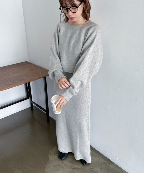 feepur(フェピュール)の「【ハンドウォッシャブル】2wayボレロ×キャミワンピースSET(ワンピース・レディース・ブラック/ブラウン/杢グレー・MEDIUM/TALL)」の19枚目の写真