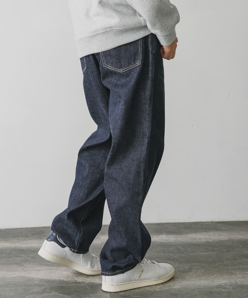 URBAN RESEARCH DOORS（アーバンリサーチドアーズ）の「JAPAN FABRIC 5POCKET デニム（デニムパンツ・メンズ・インディゴブルー/ワンウォッシュ・MEDIUM/LARGE）」の2枚目の写真