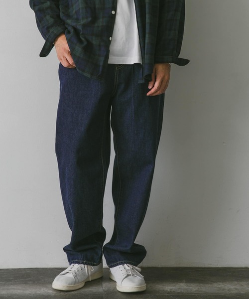 URBAN RESEARCH DOORS（アーバンリサーチドアーズ）の「JAPAN FABRIC 5POCKET デニム（デニムパンツ・メンズ・インディゴブルー/ワンウォッシュ・MEDIUM/LARGE）」の3枚目の写真