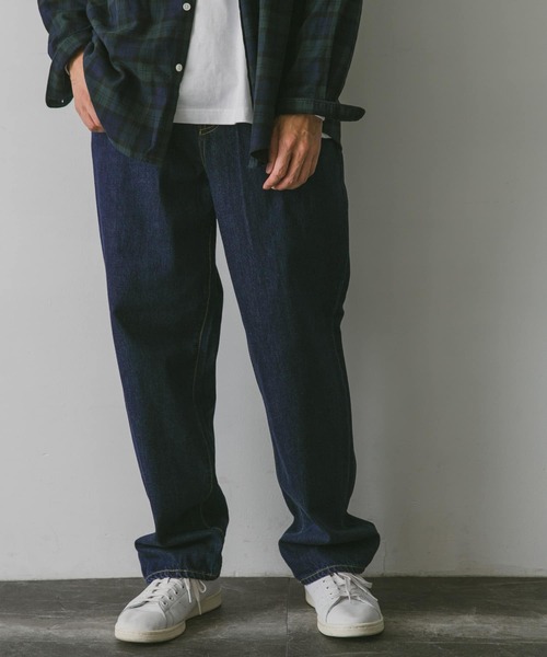 URBAN RESEARCH DOORS（アーバンリサーチドアーズ）の「JAPAN FABRIC 5POCKET デニム（デニムパンツ・メンズ・インディゴブルー/ワンウォッシュ・MEDIUM/LARGE）」の4枚目の写真