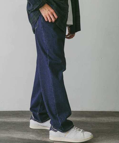 URBAN RESEARCH DOORS（アーバンリサーチドアーズ）の「JAPAN FABRIC 5POCKET デニム（デニムパンツ・メンズ・インディゴブルー/ワンウォッシュ・MEDIUM/LARGE）」の6枚目の写真