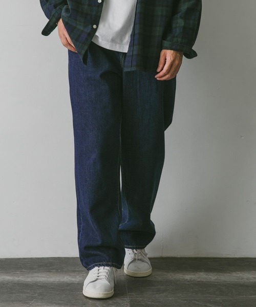 URBAN RESEARCH DOORS（アーバンリサーチドアーズ）の「JAPAN FABRIC 5POCKET デニム（デニムパンツ・メンズ・インディゴブルー/ワンウォッシュ・MEDIUM/LARGE）」の11枚目の写真