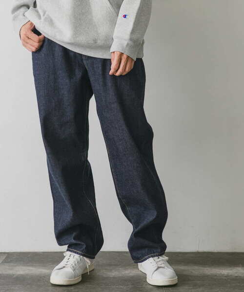 URBAN RESEARCH DOORS（アーバンリサーチドアーズ）の「JAPAN FABRIC 5POCKET デニム（デニムパンツ・メンズ・インディゴブルー/ワンウォッシュ・MEDIUM/LARGE）」の16枚目の写真