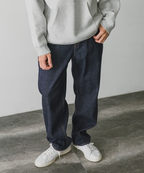 URBAN RESEARCH DOORS（アーバンリサーチドアーズ）の「JAPAN FABRIC 5POCKET デニム（デニムパンツ・メンズ・インディゴブルー/ワンウォッシュ・MEDIUM/LARGE）」の22枚目の写真