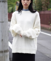 TOWN CRAFT/タウンクラフト SHAGGY SOLID CREW SWEATERシャギーソリッドクルーセーターユニセックス