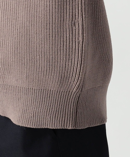 Grand PARK（グランドパーク）の「テクスチャードヤーン片畦カーディガン（カーディガン/ボレロ・メンズ・ベージュ/ブラウン/ライトグレー/ダークグリーン・MEDIUM/LARGE）」の10枚目の写真