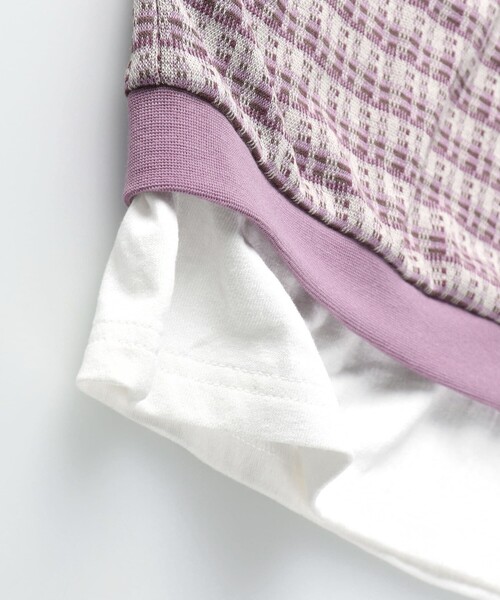 BRANSHES(ブランシェス)の「ベスト重ね着風デザイン長袖Tシャツ ロンT<br>(Tシャツ/カットソー・キッズ・ピンク/ブラック・120/140/100/90/130/110/150)」の19枚目の写真