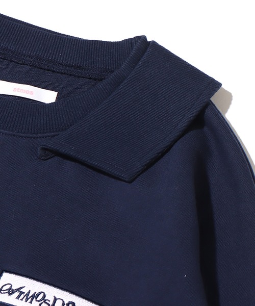 atmos pink（アトモスピンク）の「atmos pink 襟付き スウェットトップス（スウェット・レディース・グリーン/レッド/ネイビー・FREE）」の15枚目の写真