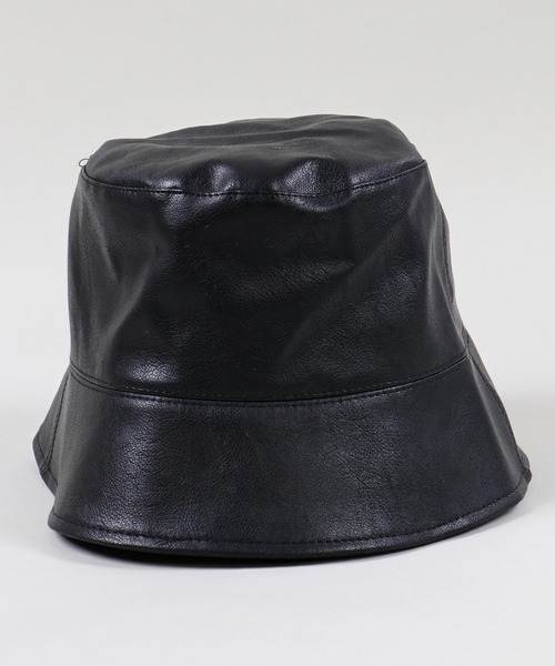 SPINNS(スピンズ)の「フェイクレザー つば下バケットハット(ハット・レディース・ブラウン/ブラック/アイボリー・ONESIZE)」の19枚目の写真