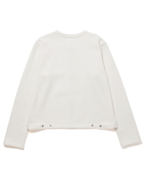 agnes b.（アニエスベー）の「【agnes b. pour ADAM ET ROPE'】CARDIGAN CLASSIQUE ZIP（カーディガン/ボレロ・レディース・ブラック/オフホワイト・S）」の22枚目の写真