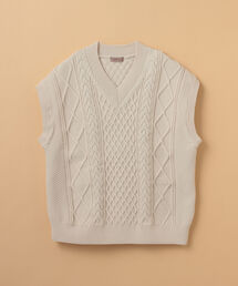 BEAMS LIGHTS | BEAMS LIGHTS / アラン ケーブル ベスト(ベスト)