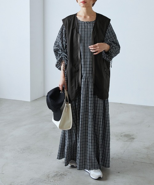 forksy.（フォルクシー）の「【forksy.】Vネックミリタリーベスト