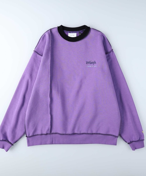 ILLCOMMONS イルコモンズ スクールデイズ スウェット パープル セール】【（What it isNt）ART BY MARKGONZALES / (ワット