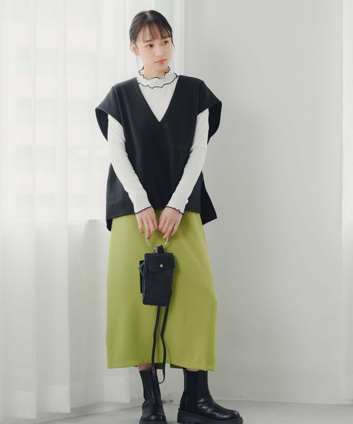 fifth（フィフス）の「プチハイデザインリブカットソー（Tシャツ/カットソー・レディース・ホワイト/ブルー/ブラック・M）」の19枚目の写真