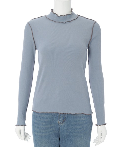 fifth（フィフス）の「プチハイデザインリブカットソー（Tシャツ/カットソー・レディース・ホワイト/ブルー/ブラック・M）」の6枚目の写真