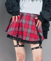 WEGO | WEGO/【一部店舗限定】ハーネス付キチェックスカート(スカート)