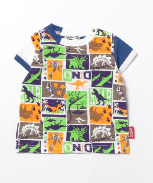 RAGMART(ラグマート)の「恐竜総柄プリントTシャツ(Tシャツ/カットソー・キッズ・ブラック/オフホワイト・80cm/90cm/95cm)」の11枚目の写真